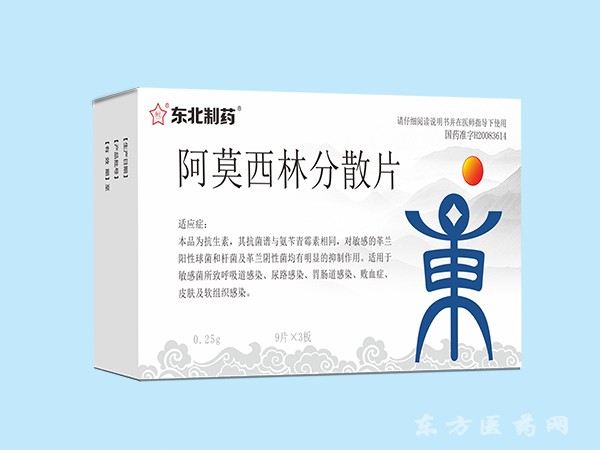 东北制药 阿莫西林分散片